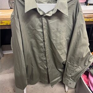 Arrow Sage Green Sateen Shirt
